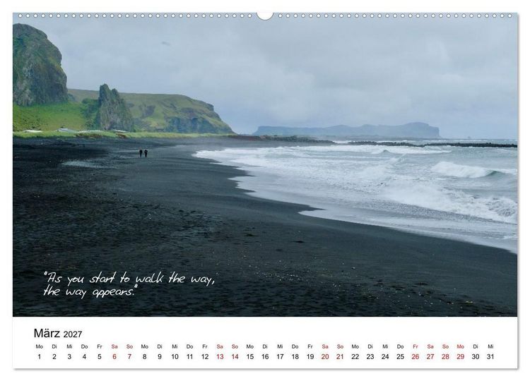 Produktbild: Islandherzen (Wandkalender 2027 DIN A2 quer), CALVENDO Monatskalender