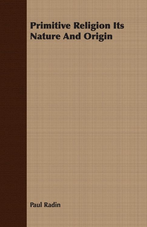 Produktbild: Primitive Religion Its Nature And Origin
