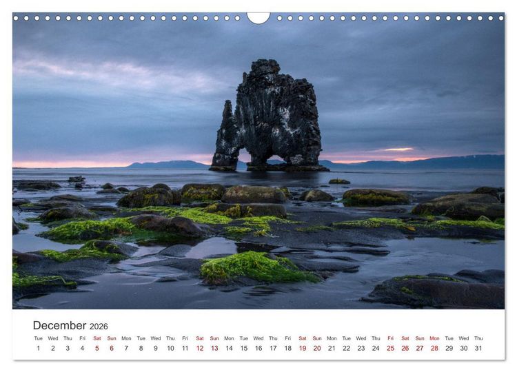 Produktbild: Summer in Iceland (Wall Calendar 2026 DIN A3 landscape), CALVENDO 12 Month Wall Calendar