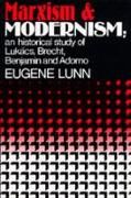 Produktbild: Lunn, E: Marxism & Modernism