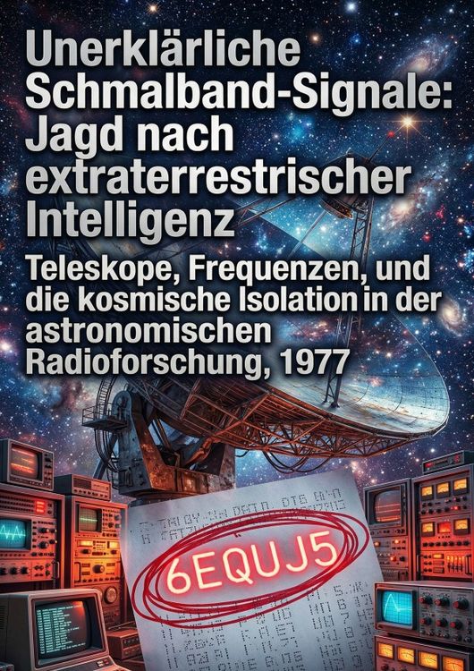 Produktbild: Unerkl&auml;rliche Schmalband-Signale: Jagd nach extraterrestrischer Intelligenz