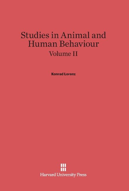 Produktbild: Studies in Animal and Human Behaviour, Volume II