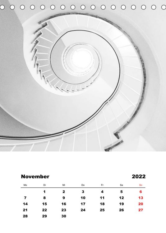Produktbild: Minimalistische Architektur (Tischkalender 2022 DIN A5 hoch)