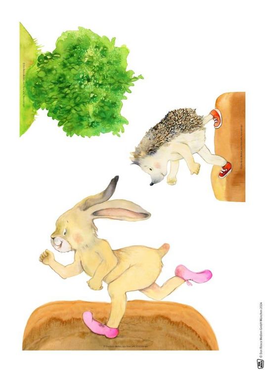 Produktbild: Hase und Igel. Erz&auml;hlschienen-Figurenset