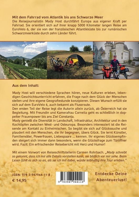 Produktbild: Mit dem Fahrrad vom Atlantik bis ans Schwarze Meer