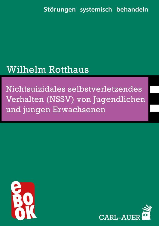 Produktbild: Nichtsuizidales selbstverletzendes Verhalten (NSSV) von Jugendlichen und jungen Erwachsenen