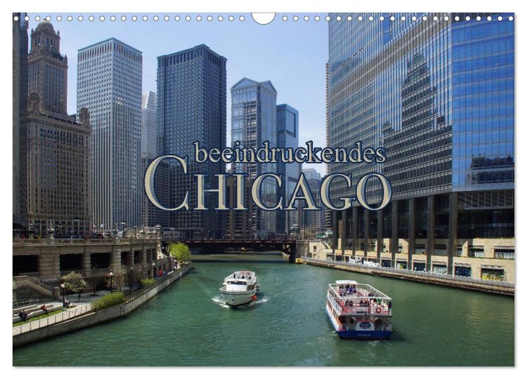 Produktbild: beeindruckendes Chicago (Wandkalender 2026 DIN A3 quer), CALVENDO Monatskalender