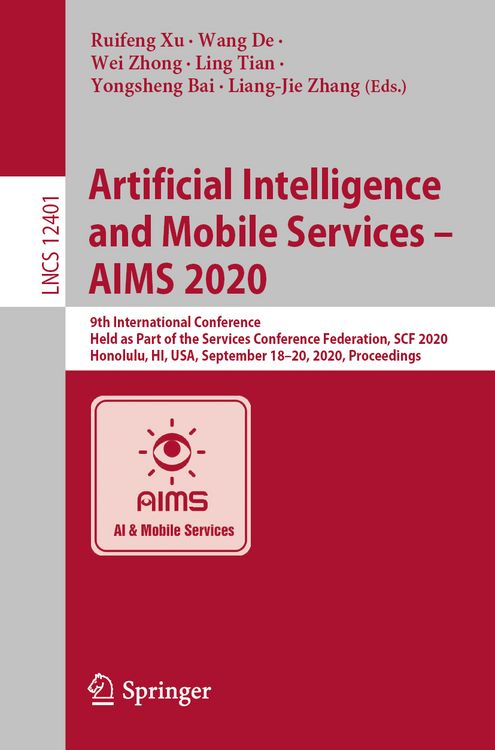 Produktbild: Artificial Intelligence and Mobile Services &ndash; AIMS 2020