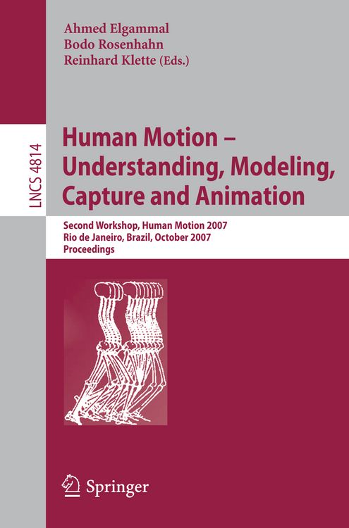 Produktbild: Human Motion - Understanding, Modeling, Capture and Animation