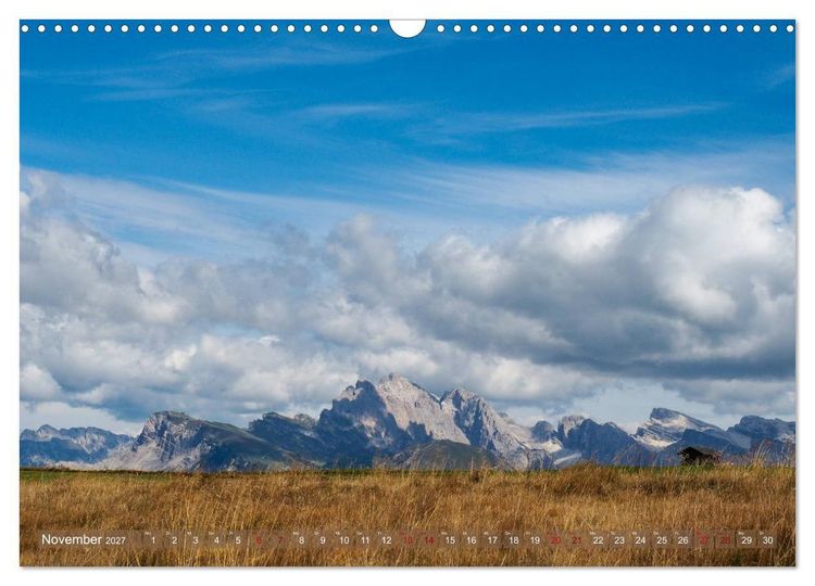 Produktbild: Sehnsucht Seiser Alm (Wandkalender 2027 DIN A3 quer), CALVENDO Monatskalender