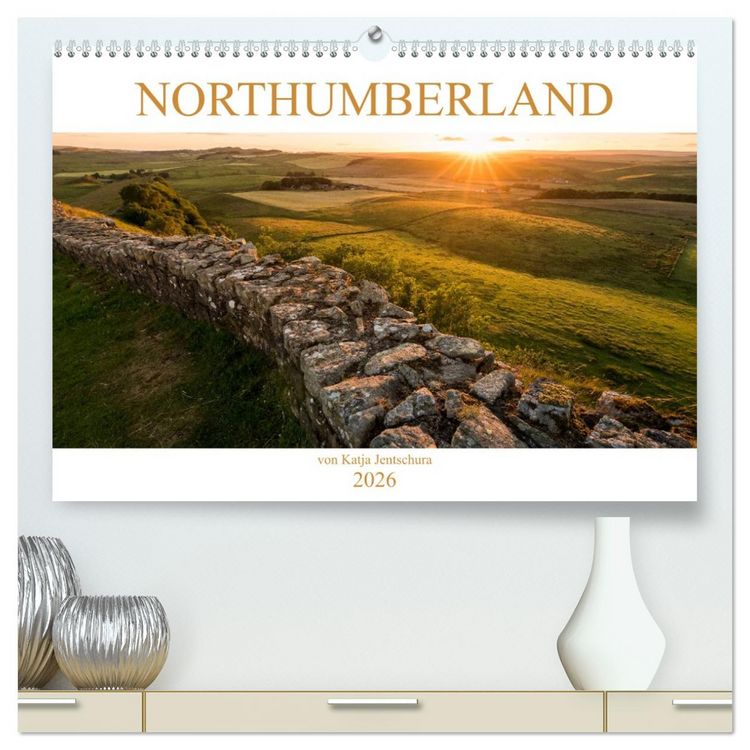 Produktbild: NORTHUMBERLAND 2026 (hochwertiger Premium Wandkalender 2026 DIN A2 quer), Kunstdruck in Hochglanz