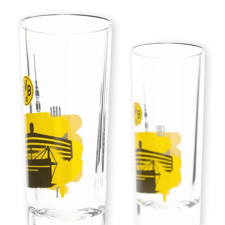Produktbild: BVB 22440100 - BVB Schnapsglas Skyline (2 St&uuml;ck)