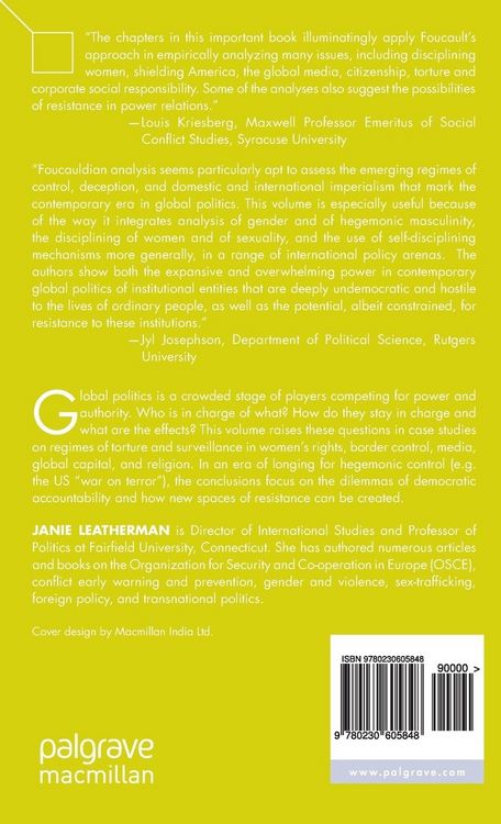 Produktbild: Discipline and Punishment in Global Politics