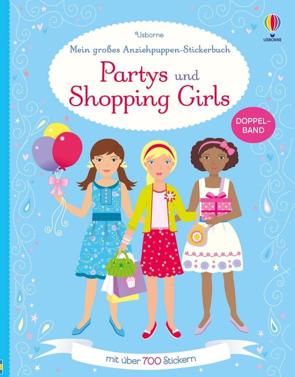 Produktbild: Mein gro&szlig;es Anziehpuppen-Stickerbuch: Partys und Shopping Girls