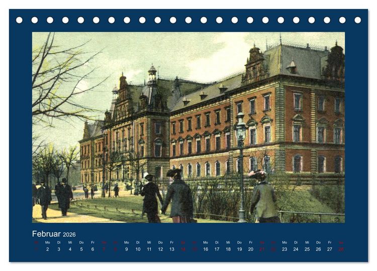 Produktbild: Lebendiges Hamburg von 1888 bis 1918 (Tischkalender 2026 DIN A5 quer), CALVENDO Monatskalender