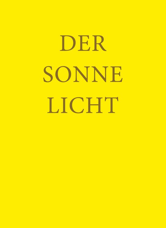 Produktbild: Der Sonne Licht