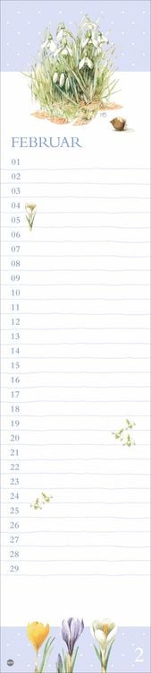 Produktbild: Marjolein Bastin: Geburtstagskalender Langplaner