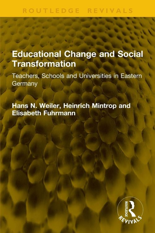 Produktbild: Educational Change and Social Transformation