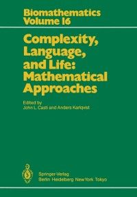 Produktbild: Complexity, Language, and Life: Mathematical Approaches