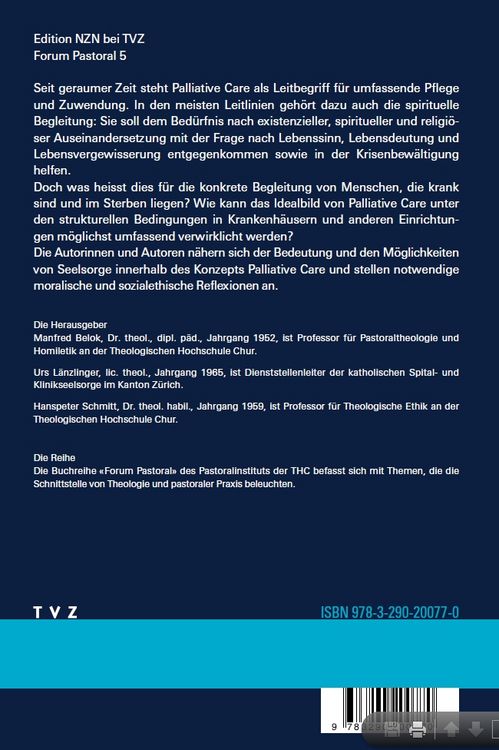 Produktbild: Seelsorge in Palliative Care