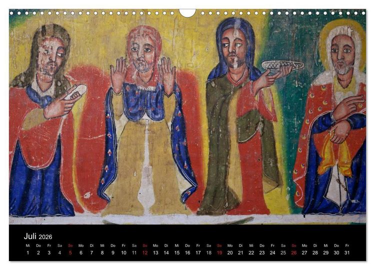 Produktbild: &Auml;thiopien - kulturelle H&ouml;hepunkte im orthdoxen Norden (Wandkalender 2026 DIN A3 quer), CALVENDO Monatskalender