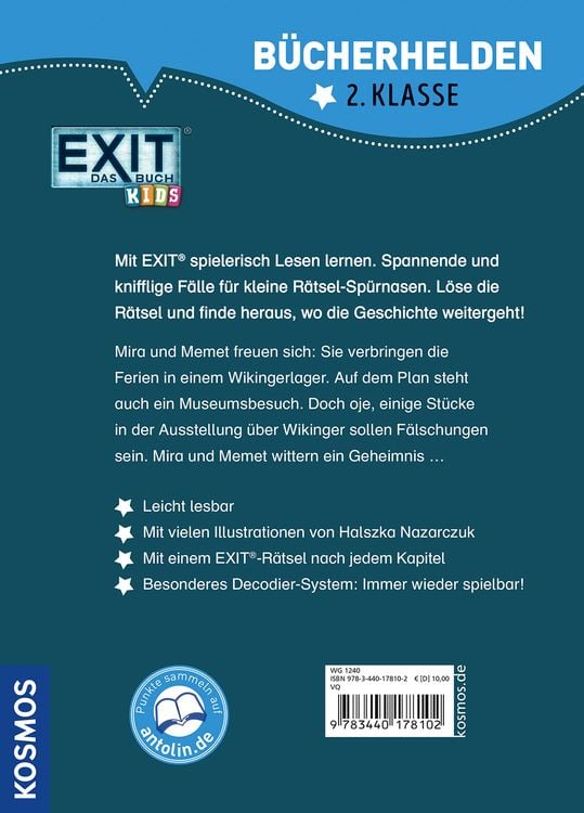 EXIT® - Das Buch Kids, Bücherhelden 2. Klasse, Gefährliche Ferien