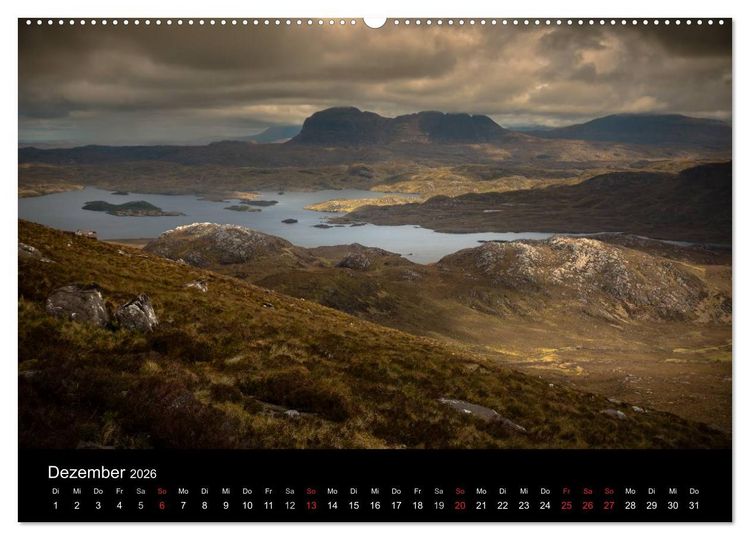 Produktbild: Die Highlands - Schottlands rauher Nordwesten (hochwertiger Premium Wandkalender 2026 DIN A2 quer), Kunstdruck in Hochglanz