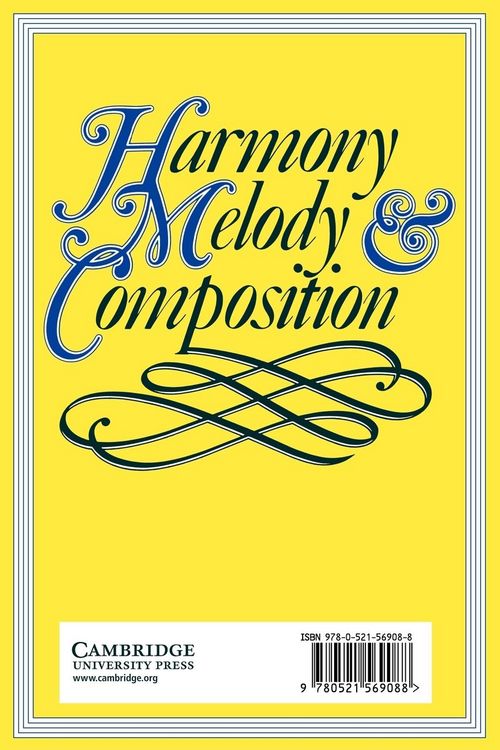 Produktbild: Harmony, Melody and Composition