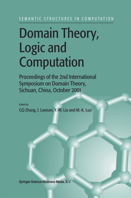 Produktbild: Domain Theory, Logic and Computation