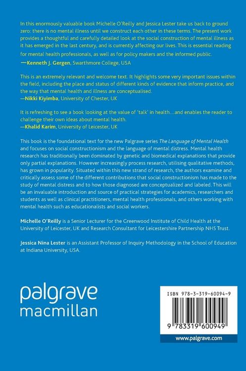 Produktbild: Examining Mental Health through Social Constructionism