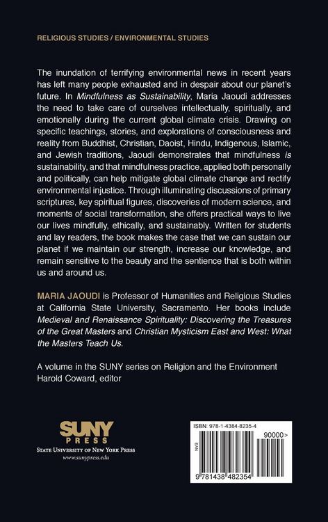 Produktbild: Mindfulness as Sustainability
