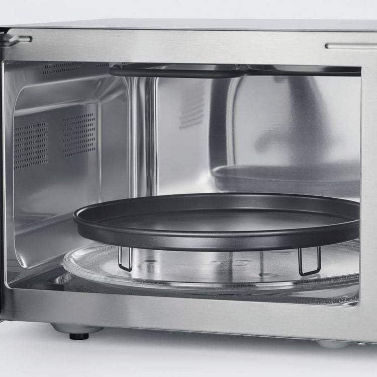 Produktbild: Severin MW 7774 Mikrowelle Edelstahl (geb&uuml;rstet), Silber 900 W Grillfunktion, mit Pizzafunktion, Hei&szlig;luft-Funktion