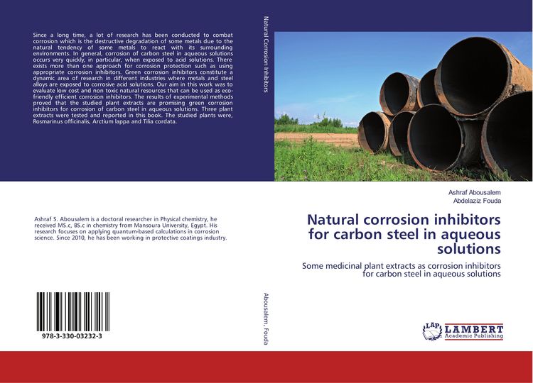 Produktbild: Natural corrosion inhibitors for carbon steel in aqueous solutions