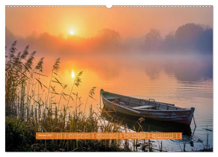 Produktbild: Malerische Seenlandschaft (Wandkalender 2027 DIN A2 quer), CALVENDO Monatskalender