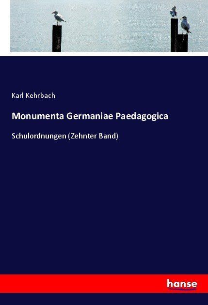 Produktbild: Monumenta Germaniae Paedagogica