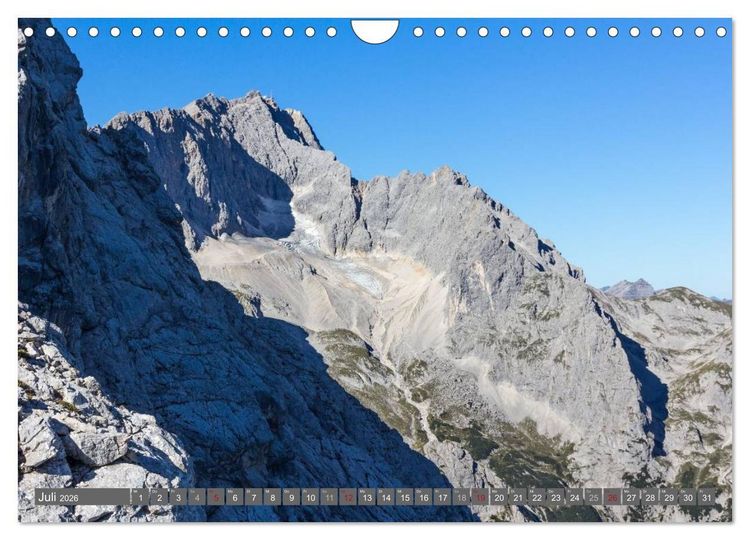 Produktbild: Rund um die Zugspitze (Wandkalender 2026 DIN A4 quer), CALVENDO Monatskalender
