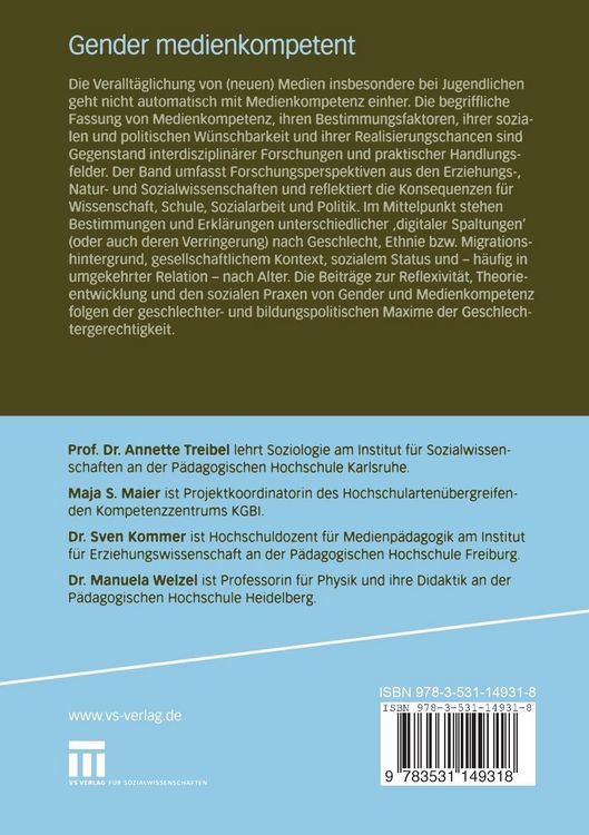 Produktbild: Gender medienkompetent