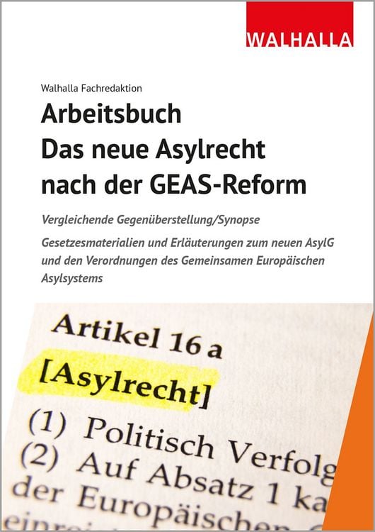 Produktbild: Arbeitsbuch: Das neue Asylrecht nach der GEAS-Reform