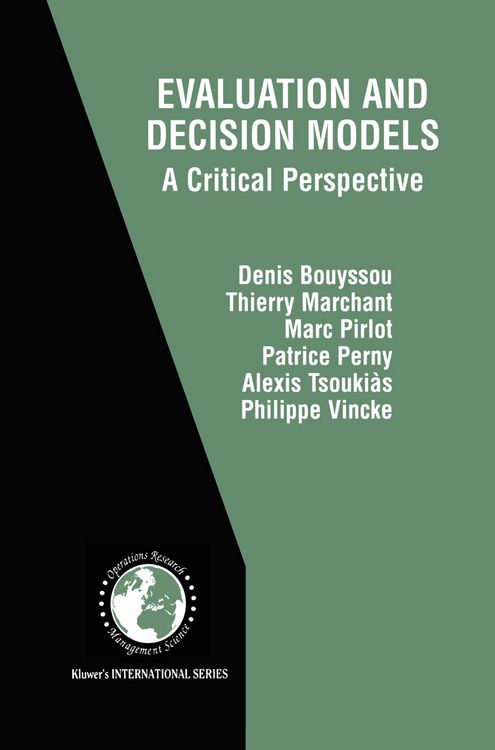 Produktbild: Evaluation and Decision Models
