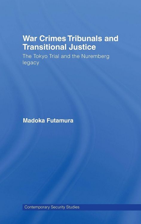 Produktbild: War Crimes Tribunals and Transitional Justice