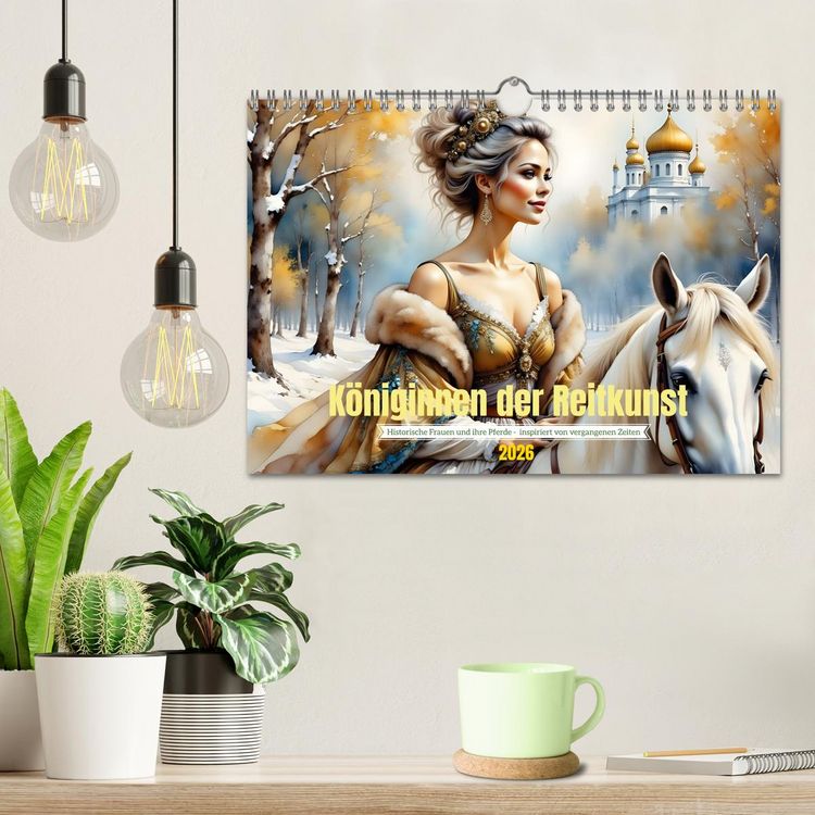 Produktbild: K&ouml;niginnen der Reitkunst (Wandkalender 2026 DIN A4 quer), CALVENDO Monatskalender