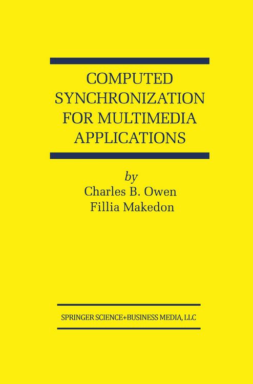 Produktbild: Computed Synchronization for Multimedia Applications