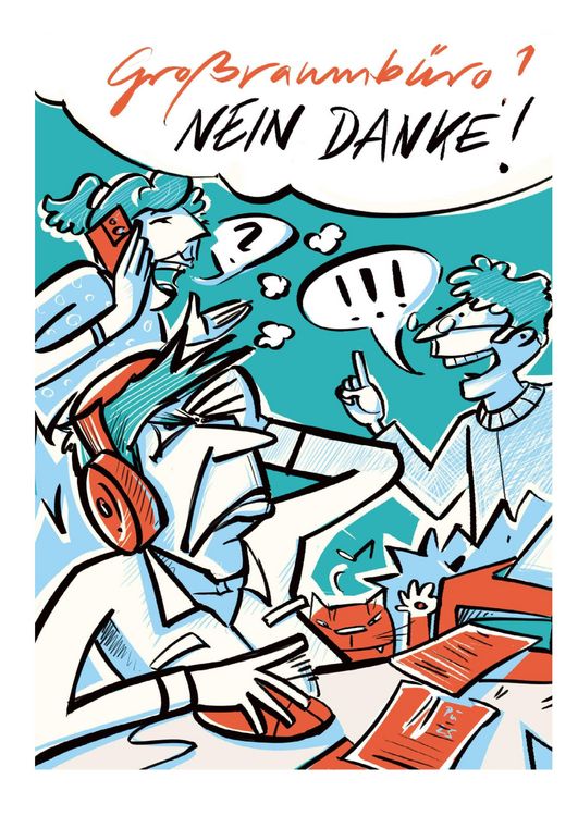 Produktbild: Gro&szlig;raumb&uuml;ro? Nein danke!