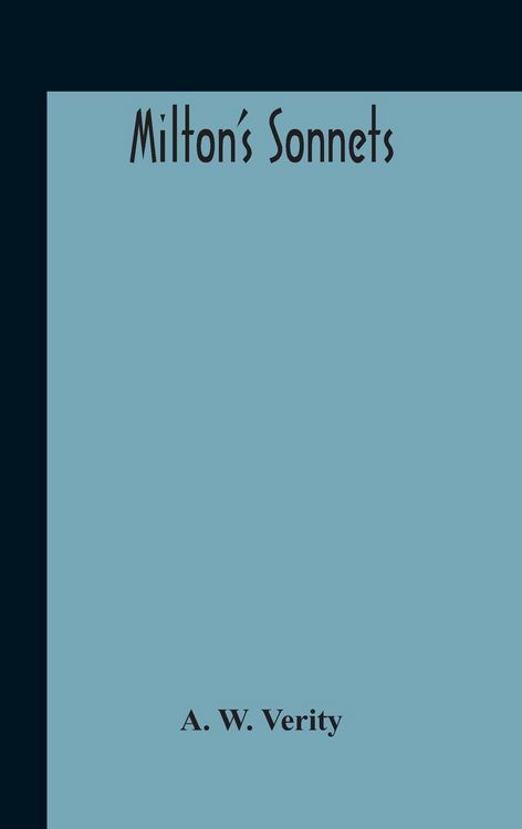 Produktbild: Milton'S Sonnets