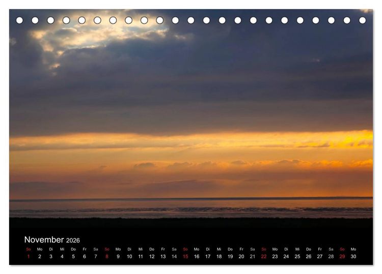 Produktbild: Wattenmeer (Tischkalender 2026 DIN A5 quer), CALVENDO Monatskalender
