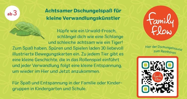 Produktbild: FamilyFlow. Sei ein Dschungeltier!