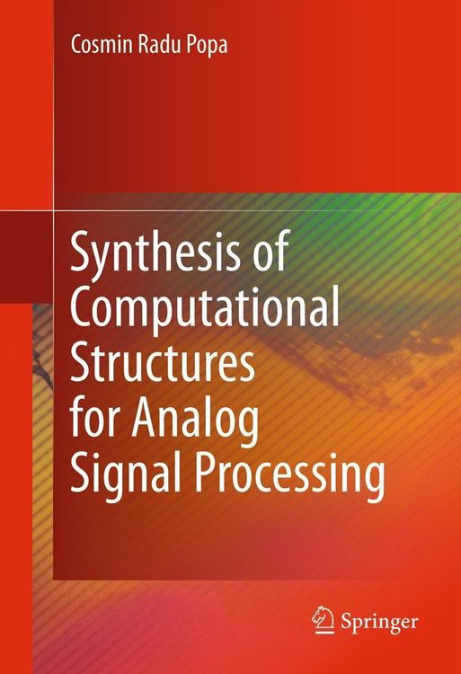 Produktbild: Synthesis of Computational Structures for Analog Signal Processing