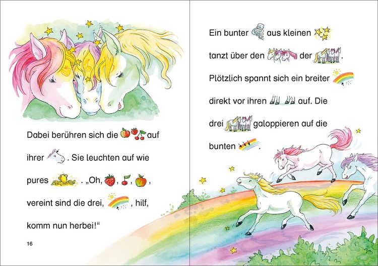 Produktbild: Lesenlernen in 3 Schritten - Die sch&ouml;nsten Zauberponygeschichten