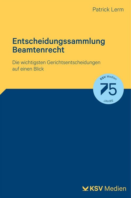 Produktbild: Entscheidungssammlung Beamtenrecht