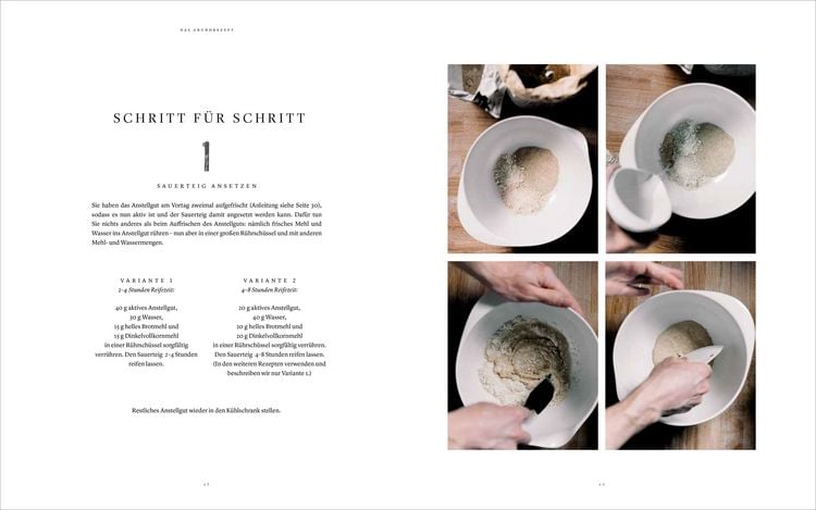 Sauerteig. Gutes Brot backen